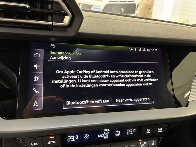 Audi A3 SPORTBACK 40 TFSIe 204pk S-tronic S edition · Camera · Apple/Android Car Play · Stoelverwarming · Navigatie · P-Sensoren · 17'' Inch · Garantie t/m 21-07-2029 of 100.000km