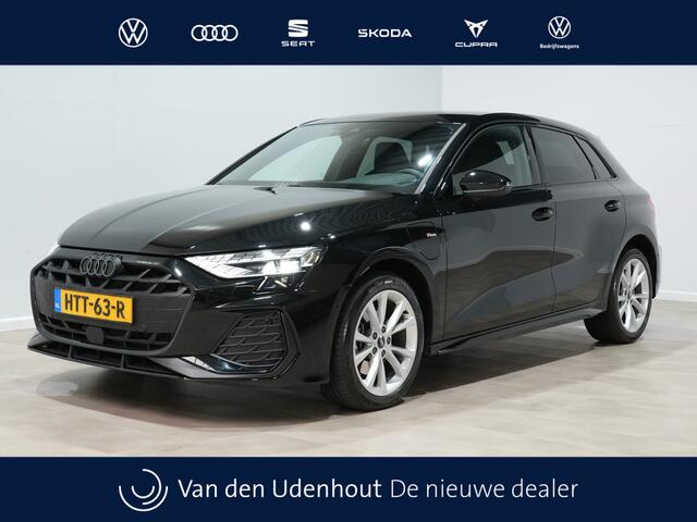 Audi A3 SPORTBACK 40 TFSI e 204pk S-line zwart optiek privacy glas trekhaak 52