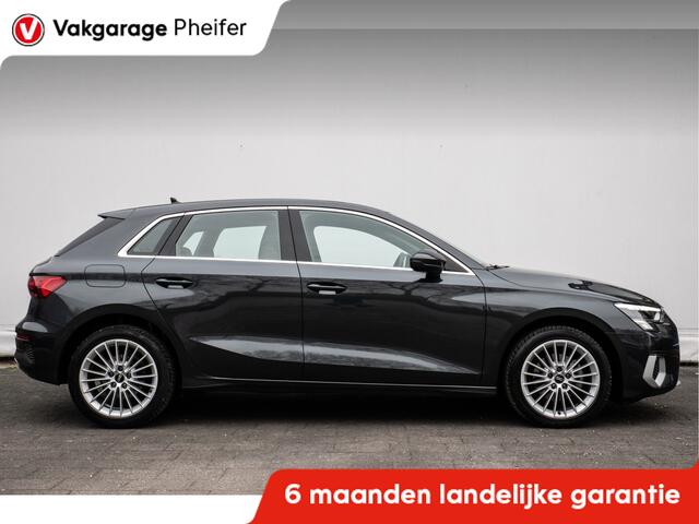 Audi A3 SPORTBACK 30 TFSI Aut. Advanced edition Leer/ Virtual cockpit/ Sportstoelen/ Full led/ Carplay/ Navigatie/ Cruise control/ Dab