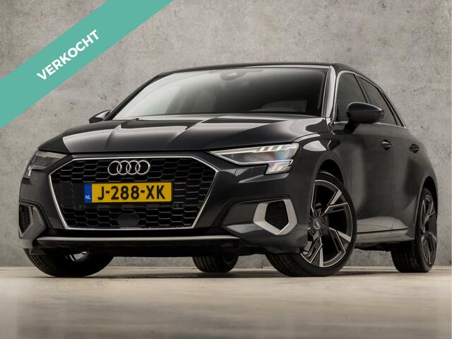 Audi A3 SPORTBACK 35 TFSI Sport 150Pk Automaat (NIEUW MODEL, DRAADLOOS APPLE CARPLAY, GROOT NAVI, GETINT GLAS, KEYLESS, MATRIX LED, SPORTSTOELEN, NIEUWE APK, CRUISE, FLIPPERS, NIEUWSTAAT)
