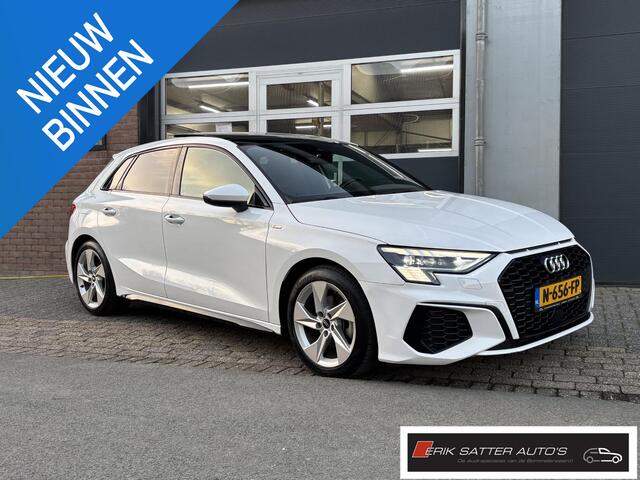 Audi A3 SPORTBACK 30 TFSI S edition Black optic| Matrix Led| Panoramadak| App| Carplay| Private glass