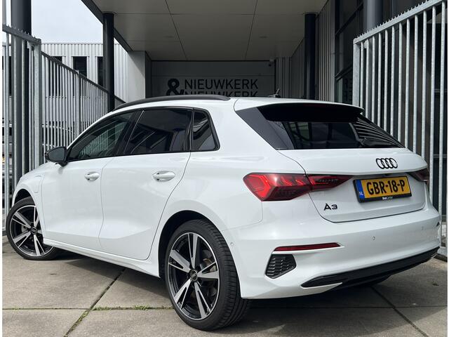 Audi A3 SPORTBACK 40 TFSI e Advanced Edition Hybrid | LEDER | TREKHAAK | CAMERA | CARPLAY/ANDROID | NAVI | PDC V+A | LMV 18'' | ADAPTIVE CRUISE CONTROL | CLIMATE CONTROL | STOELVERWARMING | VIRTUAL COCKPIT | LED | KEYLESS | DAB | BLUETOOTH