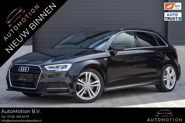 Audi A3 SPORTBACK 1.4 TFSI CoD Sport S Line Edition Stoelverwarming ACC Stoelverwarming Keyless Dodehoek
