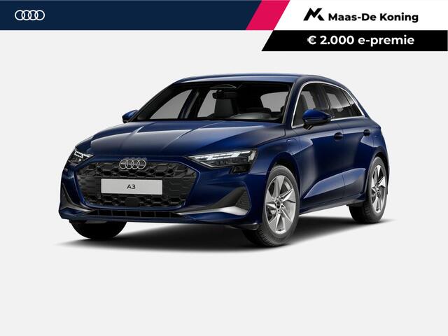 Audi A3 SPORTBACK 40 TFSI e Advanced edition 204 PK · Assistentie pakket rijden en Parkeren plus · Lichtpakket plus ambient light · 3-spaaks mf. afgevlakt sportstuur