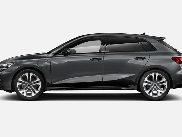 Audi A3 SPORTBACK 40 TFSI e S edition 204 PK · Glazen panoramadak · SONOS premium 3D · Lichtpakket pro ambient light
