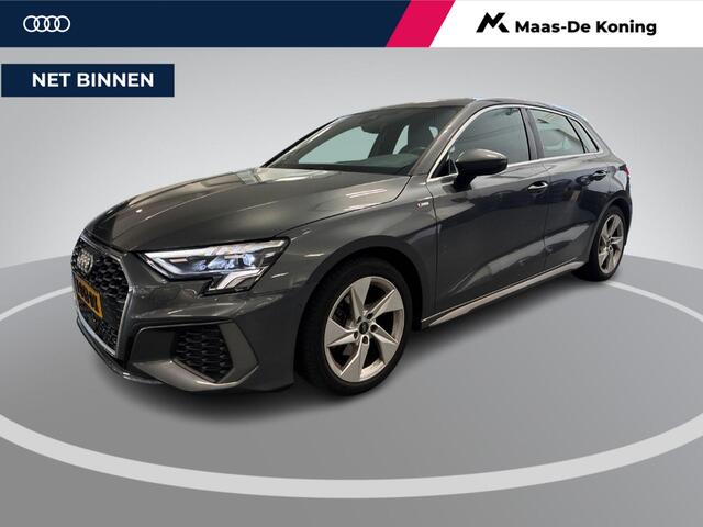 Audi A3 SPORTBACK 35 TFSI 150pk S-Tronic S Edition · Camera · Apple/Android Car Play · Stoelverwarming · Parkeer assistent · Sportstoelen · Garantie t/m 13-06-2027 of 100.000km