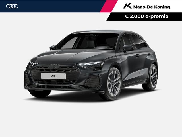 Audi A3 SPORTBACK 40 TFSI e S edition 204 PK · Assistentiepakket rijden en parkeren plus · Optiekpakket zwart plus · Lichtpakket plus ambient light