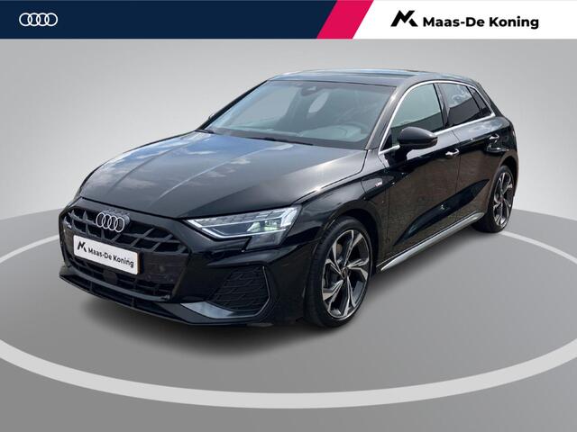 Audi A3 SPORTBACK 40 TFSIe 204PK S Line · Camera 18"Lmv · Apple/Android Car Play · Leder/Stof · Garantie t/m 25-05-2029 of 80000km.