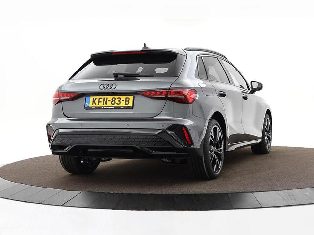 Audi A3 SPORTBACK 45 TFSIe 272pk S-tronic S edition Competition · Camera · Sonos Audio · Elektrische stoelverstelling · Keyless · Stoelverwarming · Afneembare Trekhaak · Fabrieksgarantie tot 03-04-2030 of 100.000km
