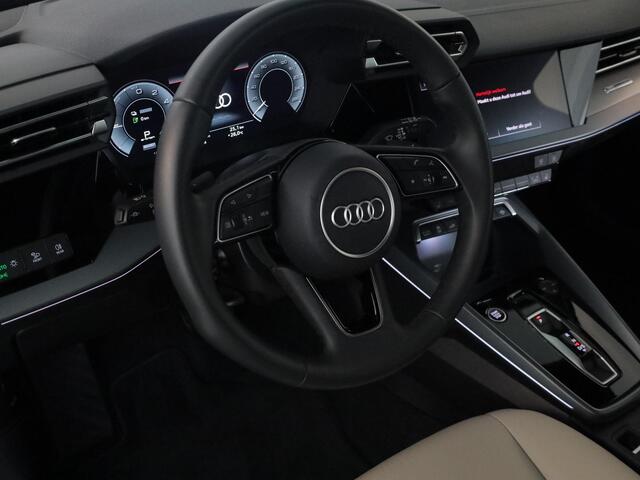 Audi A3 SPORTBACK 40 TFSI e Advanced edition 204 pk S-tronic | Verlengde garantie | Navigatie | Parkeersensoren (Park assist) | Achteruitrijcamera | Adaptieve cruise control | Lederen bekleding | Stoelverwarming |
