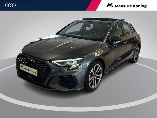 Audi A3 SPORTBACK 40 TFSIe 150kW/204PK S Line · Panoramadak · Stoelverwarming · Apple/Android Car Play · Drive select · Leder/Stof