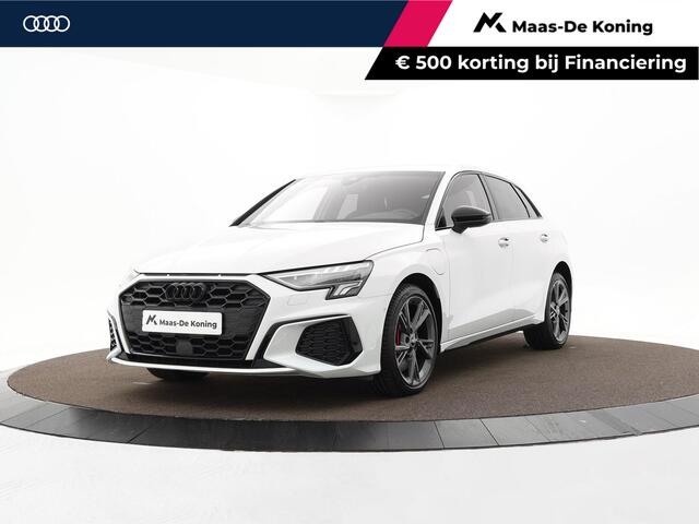 Audi A3 SPORTBACK 45 TFSIe 245pk S-tronic S edition Competition · Apple/Android Car Play · Adaptive Cruise Control · Elek. inklap b.spiegels · Navigatie · 18'' ·