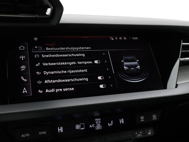Audi A3 SPORTBACK 40 TFSIe 204pk S-tronic S edition · SOH 100% · Camera · Apple/Android Car Play · Navigatie · Stoelverwarming · Zwart optiek · P-Sensoren · 17'' Inch · Garantie t/m 12-06-2029 of 100.000km · EXTRA INRUILKORTING ·