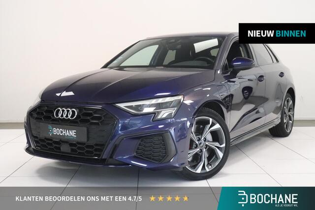 Audi A3 SPORTBACK 45 TFSI e S edition Competition | Parkeersensoren | Adaptieve cruise | 18"Lichtmetaal | Climate control | AppleCarplay AndroidAuto |
