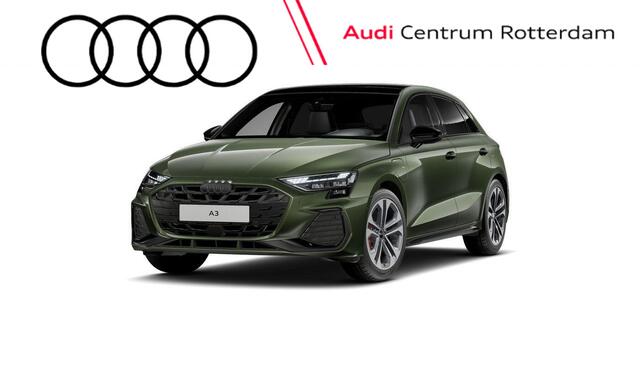 Audi A3 SPORTBACK 45 TFSI e S edition Competition | Panoramadak | Achteruitrijcamera | Sportstoelen | Optiek zwart Plus | Virtual cockpit Plus | Matrix LED verlichting | Stoelverwarming | Navigatie Plus |
