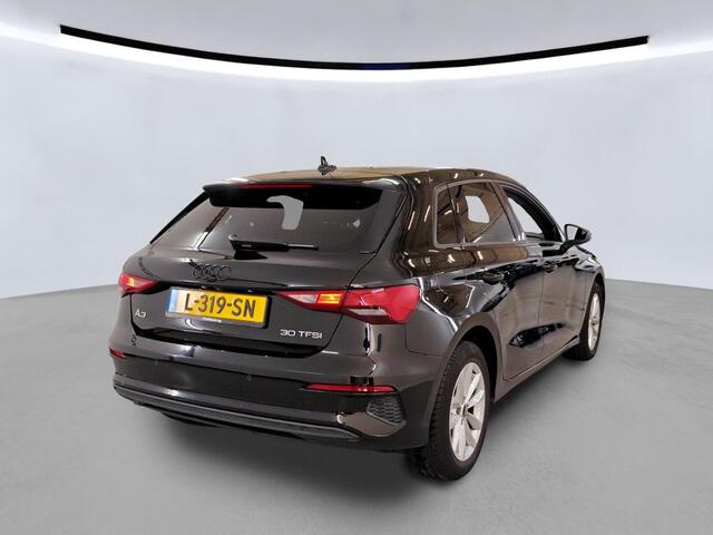 Audi A3 SPORTBACK 30 TFSI Pro Line / AUTOMAAT/ CRUISE/ PARK.SENSOREN + CAMERA/ KEYLESS/ DIGITAL DASH/ AIRCO/ 16'' LMV