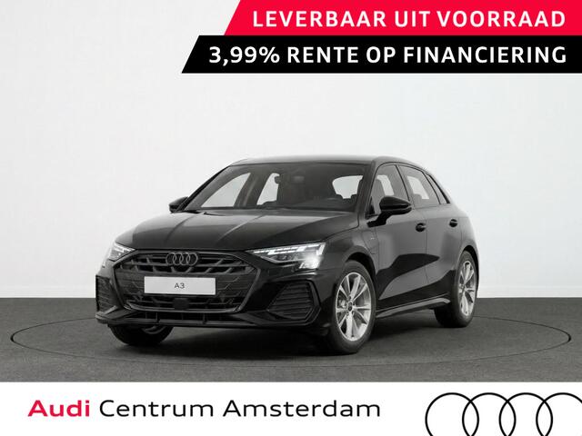 Audi A3 SPORTBACK S edition e-hybrid 204 pk | Warmtewerend glas donker tint | Techniekpakket plus | Optiekpakket zwart plus | Trekhaak |