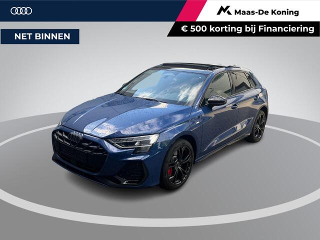 Audi A3 SPORTBACK 1.5 e-hybrid 272pk S-Tronic S edition Competition · Panoramadak · Camera · Leder Nappa · Elek. Bestuurdersstoel · Elek. Achterklep · Garantie t/m 23-10-2030 of 100.000km