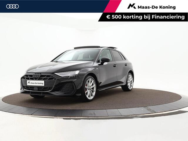 Audi A3 SPORTBACK 45 TFSIe 272pk S-tronic S edition Competition · Panoramadak · Sonos Audio · Camera · Head-Up · Apple/Android Car Play · 18'' Inch · Garantie t/m 28-09-2030 of 100.000km