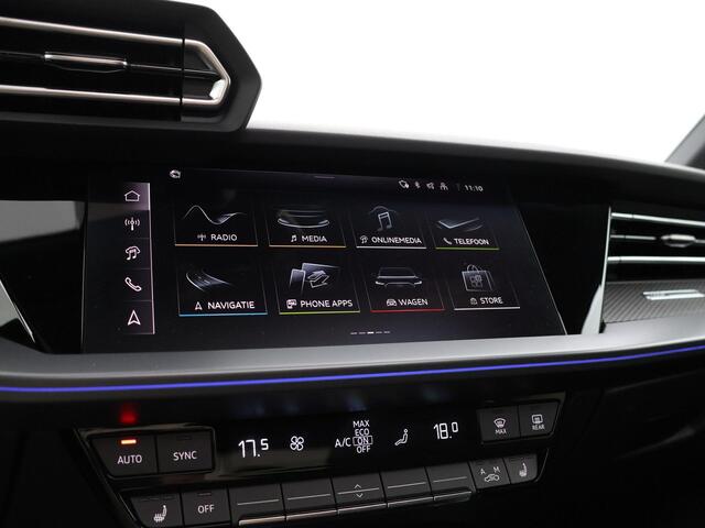 Audi A3 SPORTBACK 45 TFSIe 272pk S-tronic S edition Competition · Panoramadak · Camera · SONOS · Head-Up · Apple/Android Car Play · Keyless · 18'' Inch · Garantie t/m 28-09-2030 of 100.000km