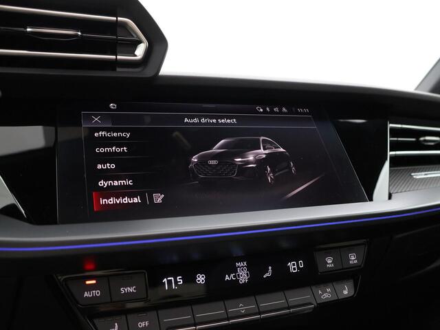 Audi A3 SPORTBACK 45 TFSIe 272pk S-tronic S edition Competition · Panoramadak · Camera · SONOS · Head-Up · Apple/Android Car Play · Keyless · 18'' Inch · Garantie t/m 28-09-2030 of 100.000km