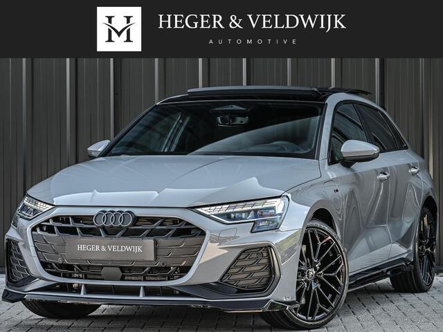 Audi A3 SPORTBACK 45 TFSI e S edition Competition | Nardo Grey | Panoramadak | 5 jr garantie | Ambiance interieur | Sonos Sound | Active Cruise | S-Seats + Memory | Head-Up | Camera | Stoelverwarming | Keyless |