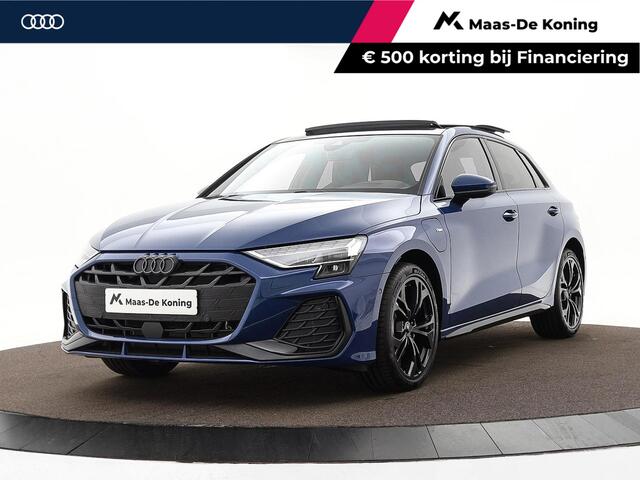 Audi A3 SPORTBACK 40 TFSIe 204pk S-Tronic S edition · Panoramadak · Camera · Sonos Sound · Dodehoeksensor · Head-Up Display · Keyless · Garantie t/m 31-08-2030 of 100.000km