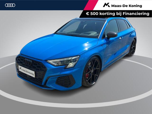 Audi A3 SPORTBACK 45 TFSIe 245pk S edition Competition · Panoramadak · Camera · Massage functie · Apple/Android Car Play · Adaptive Cruise Control · Elektrisch verstelbare stoelverstelling · Stoelverwarming ·