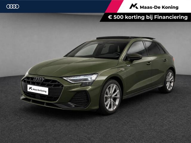 Audi A3 SPORTBACK 40 TFSIe 204pk S edition · Camera · Panoramadak · Apple/Android Car Play · Park Assist · 17'' Inch · Garantie t/m 01-01-2030 of 100.000km
