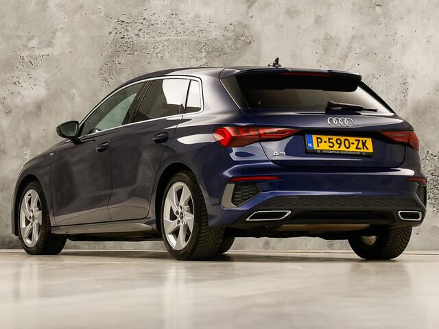 Audi A3 SPORTBACK 30 TFSI S-Line Automaat (2X S-LINE, APPLE CARPLAY, STOELVERWARMING, PLAT S-LINE SPORTSTUUR, GETINT GLAS, SPORTSTOELEN, PARKEERSENSOREN, NIEUWSTAAT)