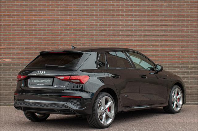 Audi A3 SPORTBACK 45 TFSI e 245pk S Line, Bang & Olufsen, Trekhaak, Stoelverwarming, Adaptive Cruise, PDC, Full LED.