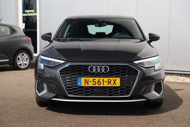 Audi A3 SPORTBACK 30 TFSI Advanced edition Automaat Trekhaak LMV Sportstoelen LED Navigatie Carplay Android Climate Adaptive Cruise Parkeersensor