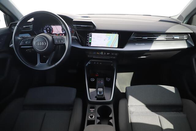 Audi A3 SPORTBACK 30 TFSI Advanced edition Automaat Trekhaak LMV Sportstoelen LED Navigatie Carplay Android Climate Adaptive Cruise Parkeersensor
