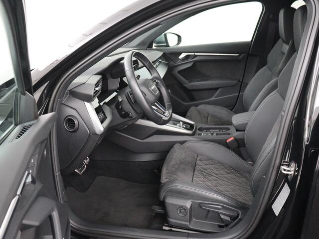 Audi A3 SPORTBACK 2.0 TFSI S3 quattro | Adaptive cruise | B&O | Bang & Olufsen | Matrix LED | Leder/Alcantara | Park Assist | Stoelverwarming | Virtual Cockpit | Carplay | Navigatie | Sportstoelen | Climate control