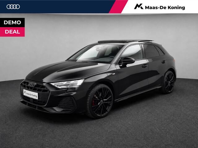 Audi A3 SPORTBACK 45 TFSI e S edition Competition Panoramadak · SONOS Sound System · 19'' lichtmetalen velgen · Sportstoelen alcantara · MEGA Sale