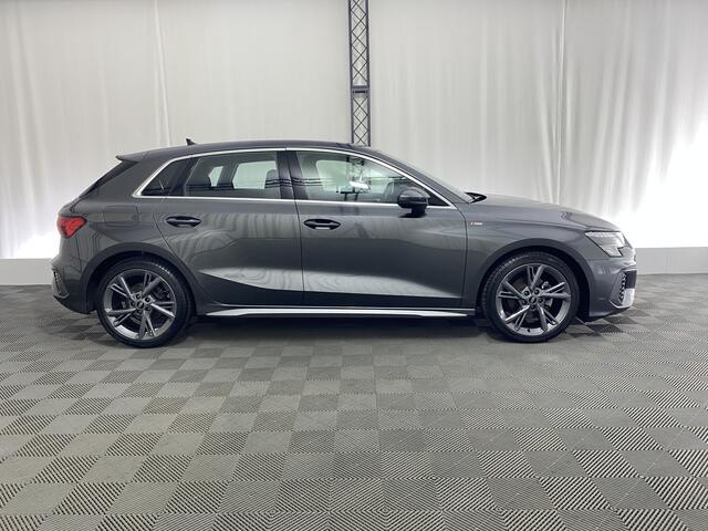 Audi A3 SPORTBACK 30 TFSI S Line | Apple carplay | 3 x S-Line | Navi | Parkeersensoren | Virtual cockpit | 18" | Key less