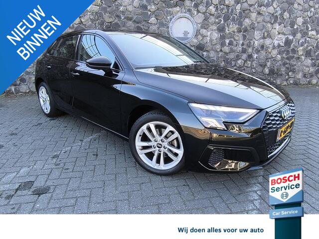 Audi A3 SPORTBACK 30 TFSI Advanced edition Hybrid, carplay Dab, climate en cruise control, stoel en stuur verwarming, Navi, comfort stoelen, virtual cockpit.