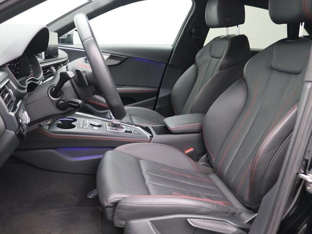 Audi A4 Limousine 40 TFSI Sport S line black edition 190PK DSG full led, trekhaak, cruise control, navigatie, Bang & Olufsen sound, volleder, voorstoelen verwarmbaar, 18" lichtmetaal
