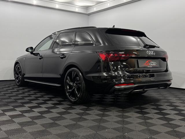 Audi A4 Avant 40 TFSI S-Line Black on Black Clima, Navi, Virtual desk, Parkeersensoren, Keyless start, Elektrische achterklep