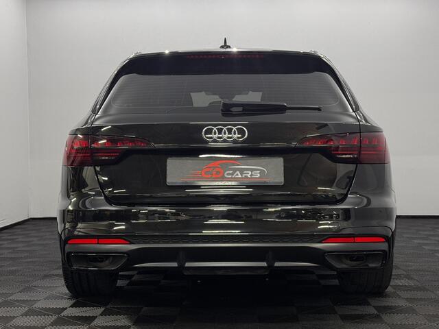 Audi A4 Avant 40 TFSI S-Line Black on Black Clima, Navi, Virtual desk, Parkeersensoren, Keyless start, Elektrische achterklep
