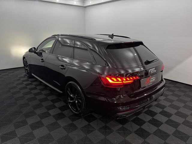Audi A4 Avant 40 TFSI S-Line Black on Black Clima, Navi, Virtual desk, Parkeersensoren, Keyless start, Elektrische achterklep