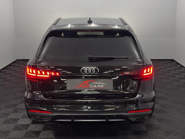 Audi A4 Avant 40 TFSI S-Line Black on Black Clima, Navi, Virtual desk, Parkeersensoren, Keyless start, Elektrische achterklep
