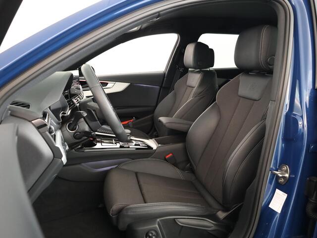 Audi A4 Avant 35 TFSI S edition Competition 150 pk S-tronic | Verlengde garantie | Navigatie | Parkeersensoren | Autom. airco (3 zones) | Stoelverwarming | S-Line |