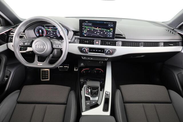 Audi A4 Avant 35 TFSI S-line Competition 150 pk S-tronic | Private lease vanaf ¤ 768,- pm | Panoramadak | Verlengde garantie | Navigatie | Parkeersensoren achter | Cruise control | Autom. airco (3 zones) |