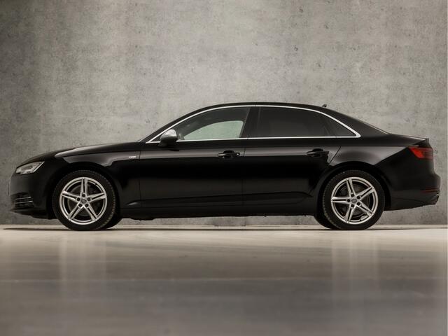 Audi A4 Limousine 1.4 TFSI S-Line Sport 150Pk Automaat (2X S-LINE, DIGITAL COCKPIT, APPLE CARPLAY, GROOT NAVI, GETINT GLAS, SPORTSTOELEN, LEDER, NIEUWE APK, ZWART HEMEL, NIEUWSTAAT)