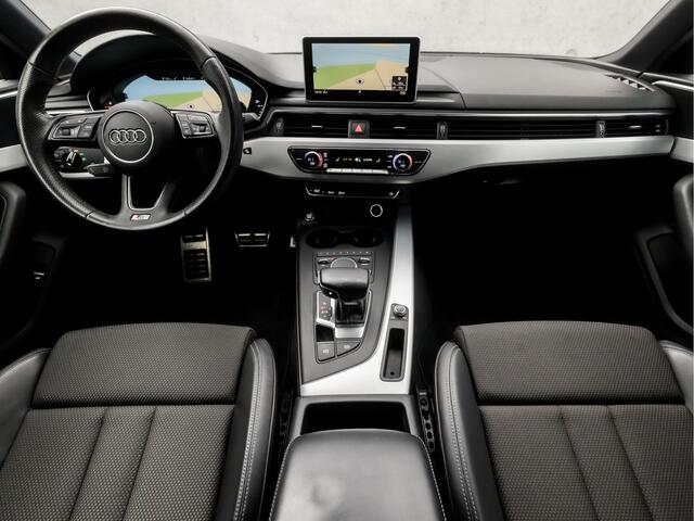 Audi A4 Limousine 1.4 TFSI S-Line Sport 150Pk Automaat (2X S-LINE, DIGITAL COCKPIT, APPLE CARPLAY, GROOT NAVI, GETINT GLAS, SPORTSTOELEN, LEDER, NIEUWE APK, ZWART HEMEL, NIEUWSTAAT)