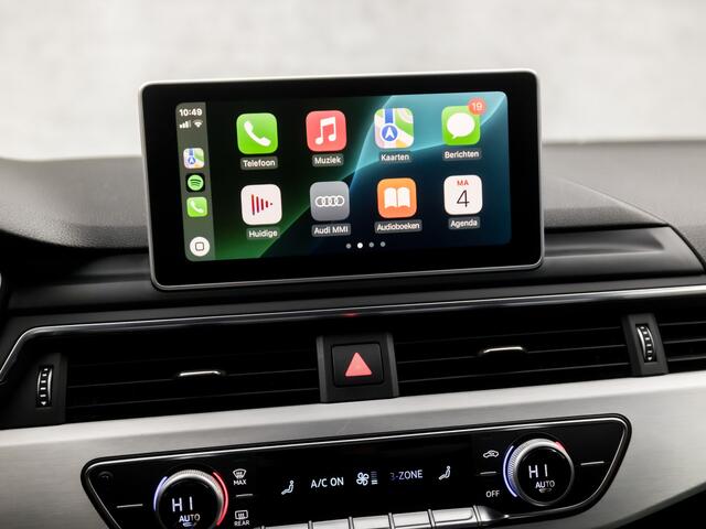 Audi A4 Limousine 1.4 TFSI S-Line Sport 150Pk Automaat (2X S-LINE, DIGITAL COCKPIT, APPLE CARPLAY, GROOT NAVI, GETINT GLAS, SPORTSTOELEN, LEDER, NIEUWE APK, ZWART HEMEL, NIEUWSTAAT)