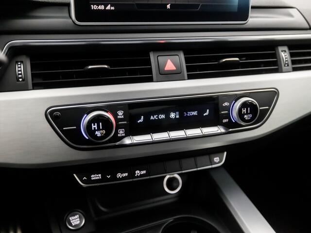 Audi A4 Limousine 1.4 TFSI S-Line Sport 150Pk Automaat (2X S-LINE, DIGITAL COCKPIT, APPLE CARPLAY, GROOT NAVI, GETINT GLAS, SPORTSTOELEN, LEDER, NIEUWE APK, ZWART HEMEL, NIEUWSTAAT)
