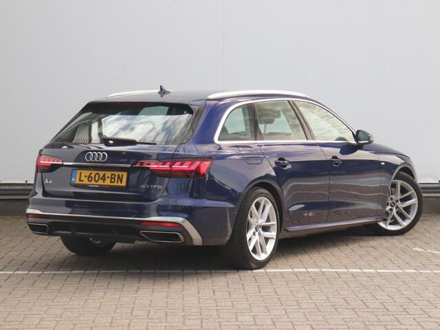 Audi A4 Avant 40 TFSI Launch edition Sport | Bang & Olufsen | Stoelverwarming | Navigatie | Adaptive Cruise | Parkeersensoren | Massagestoelen | S-Line |