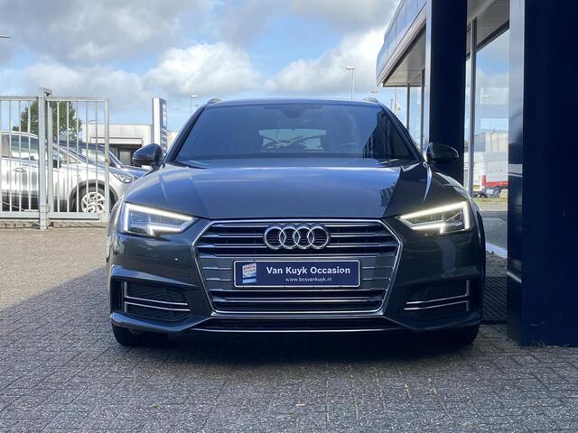 Audi A4 Avant 2.0 TFSI ultra Sport S line Edition / NL-Auto / Cruise-Control / Akoestisch-Glas / Afneembare-Trekhaak / Elektr.-Achterklep / Keyless / LED / Radio-Bluetooth / Navi / Flippers / PDC-Achter / 18'' LMV / ENZ.